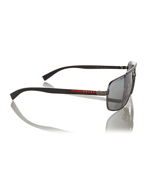 Prada Linea Rossa PS55NS 1BC6S1 Sunglasses in Silver